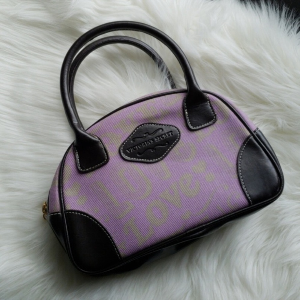 CCO! Victoria's Secret Purple Love Makeup Satchel